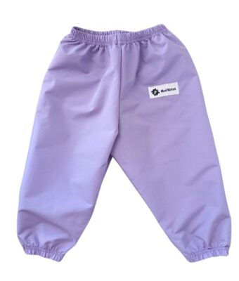 Waterproof overpants for kids in lilac