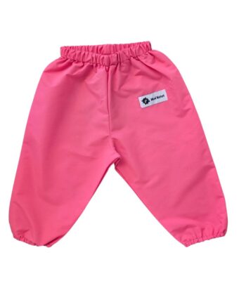 Waterproof overpants for kids in pink
