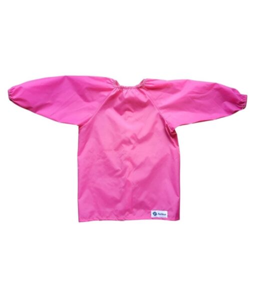 NZ-Made Pink Childrens Long Sleeve Bibs