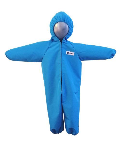 Children's Waterproof Protective Coveralls - Turquoise