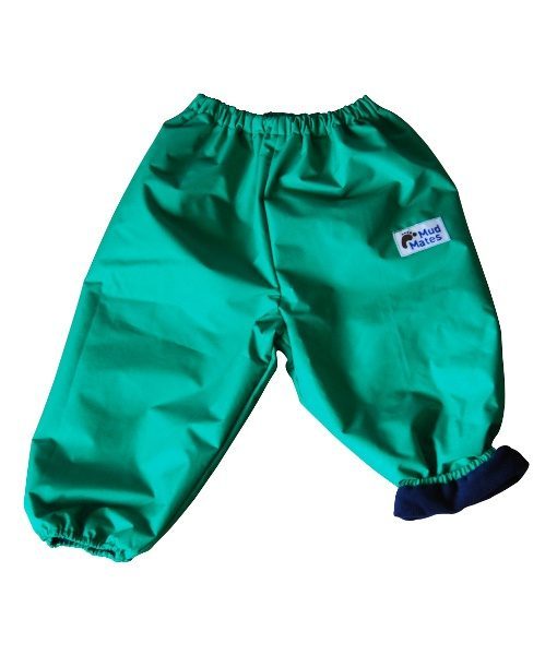 Green Fleece Lined Pants