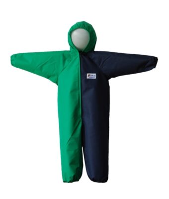 Navy and Green Children's Coveralls