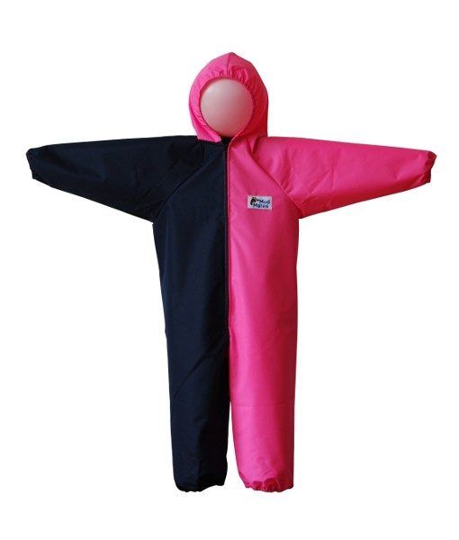 Navy and Pink Children's Coveralls