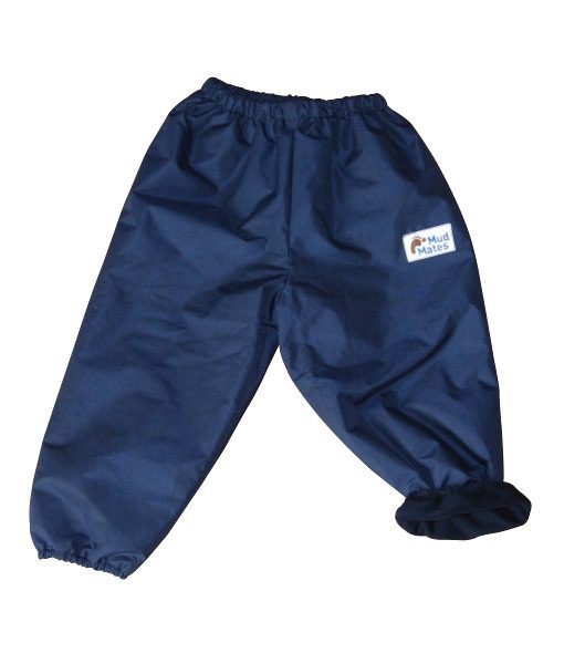 Navy Fleece Lined Pants