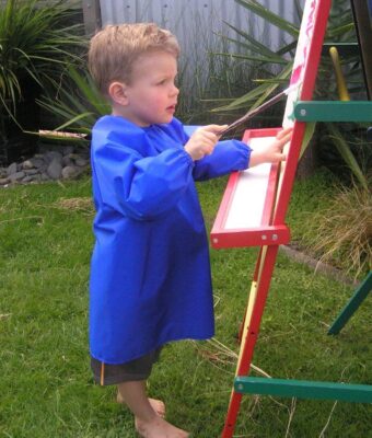 Royal Blue Children's Craft Aprons
