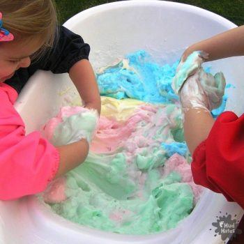 Colourful Soap Slime - Messy Play Blog