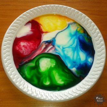 Magic Rainbow Milk - Mud Mates Messy Play Blog