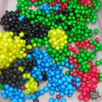 Tapioca Pearls - Messy Play and Sensory Play Activity for Kids