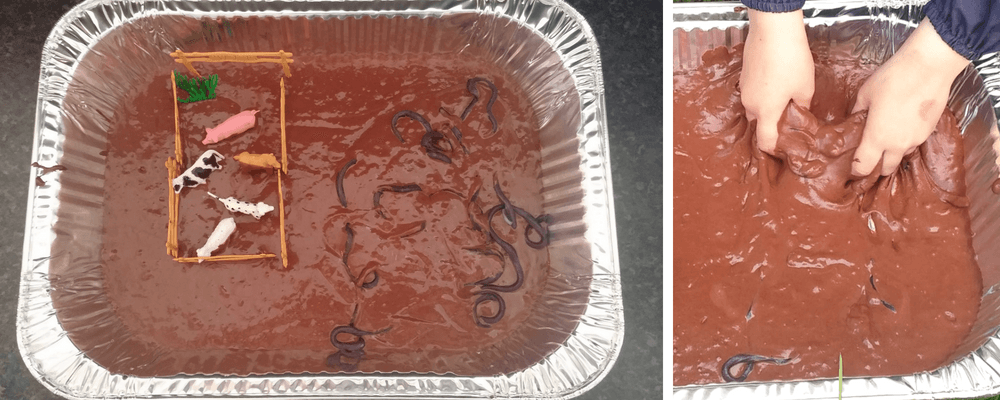 Edible Mud - Indoor Sensory Play Activities for Toddlers