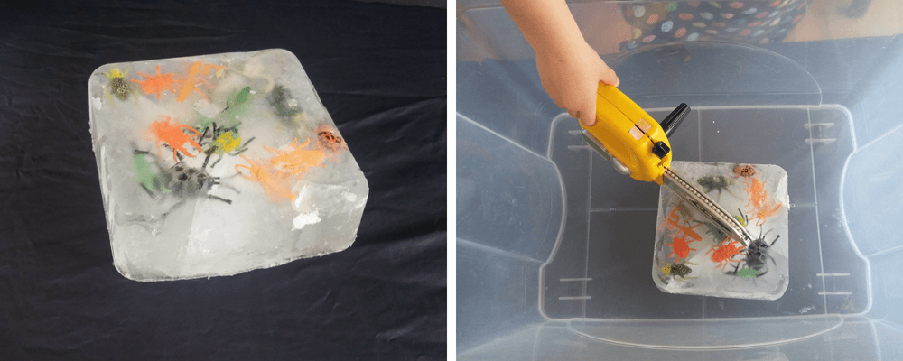 Frozen Objects Indoor Sensory Play Activities for Toddlers