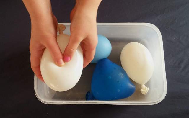 Water Balloon Indoor Sensory Play Activities for Toddlers