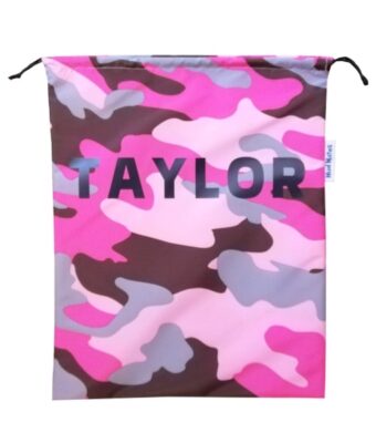 Pink Camo Kids Waterproof Swim Bags / Wet Bags