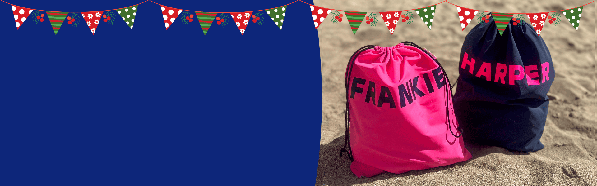 Shop our kids Christmas gift ideas including NZ-made personalised swim bags