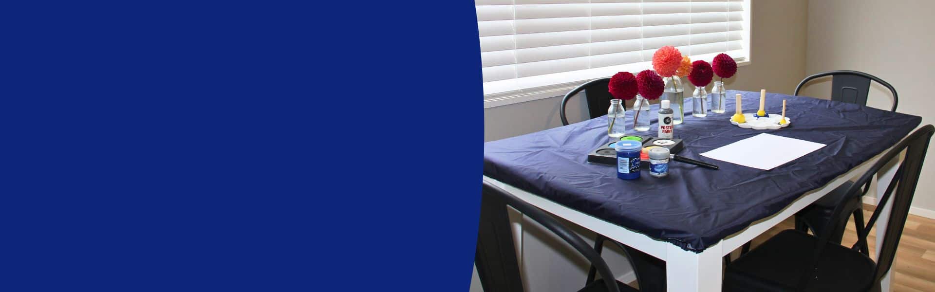 10% OFF Fitted Tablecloths! Code MUDMATES10