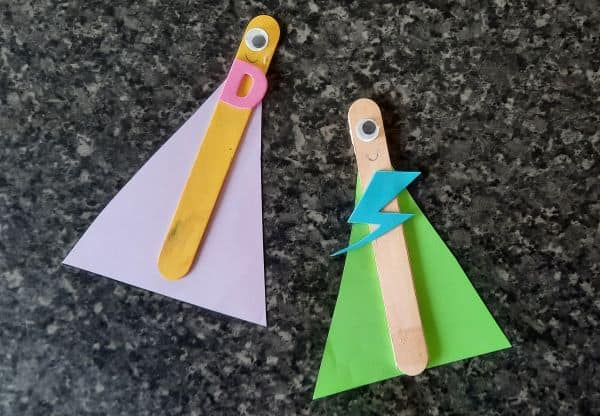Super Dad Sticks - Father's Day Crafts for Preschoolers