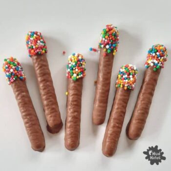 Guy Fawkes Crafts for Kids - chocolate sparklers
