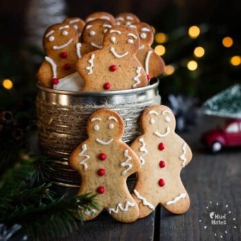 Christmas Gingerbread Men Cookies