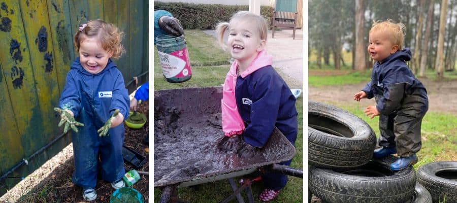 Your Guide to International Mud Day Fun - children having fun, getting muddy and messy