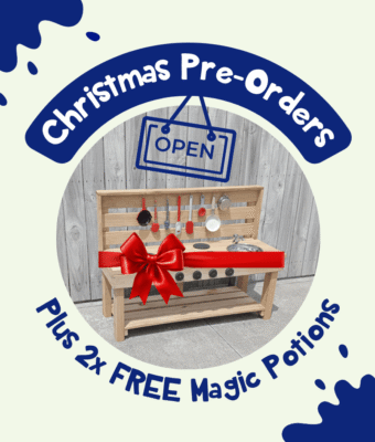 Mud Mates Mud Kitchen Christmas Pre-Orders open now - plus free gift!!