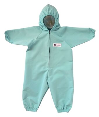 Spearmint waterproof children’s coveralls
