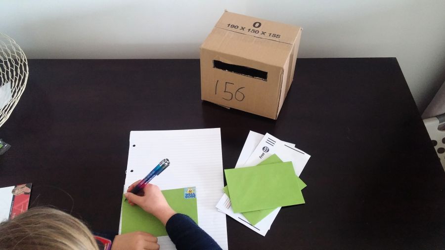 Child enjoying drawing and writing - simple kids activities for school holidays